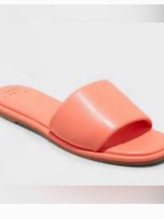 a new day Shoes - a new day Coral-Orange Slide Sandals for Women